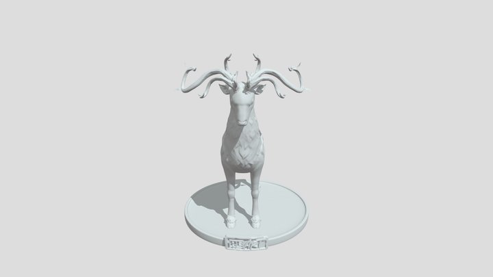 Magic deer 3D Model