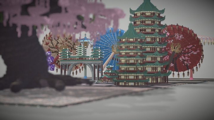 Oriental Build Pack 3D Model 3D Model