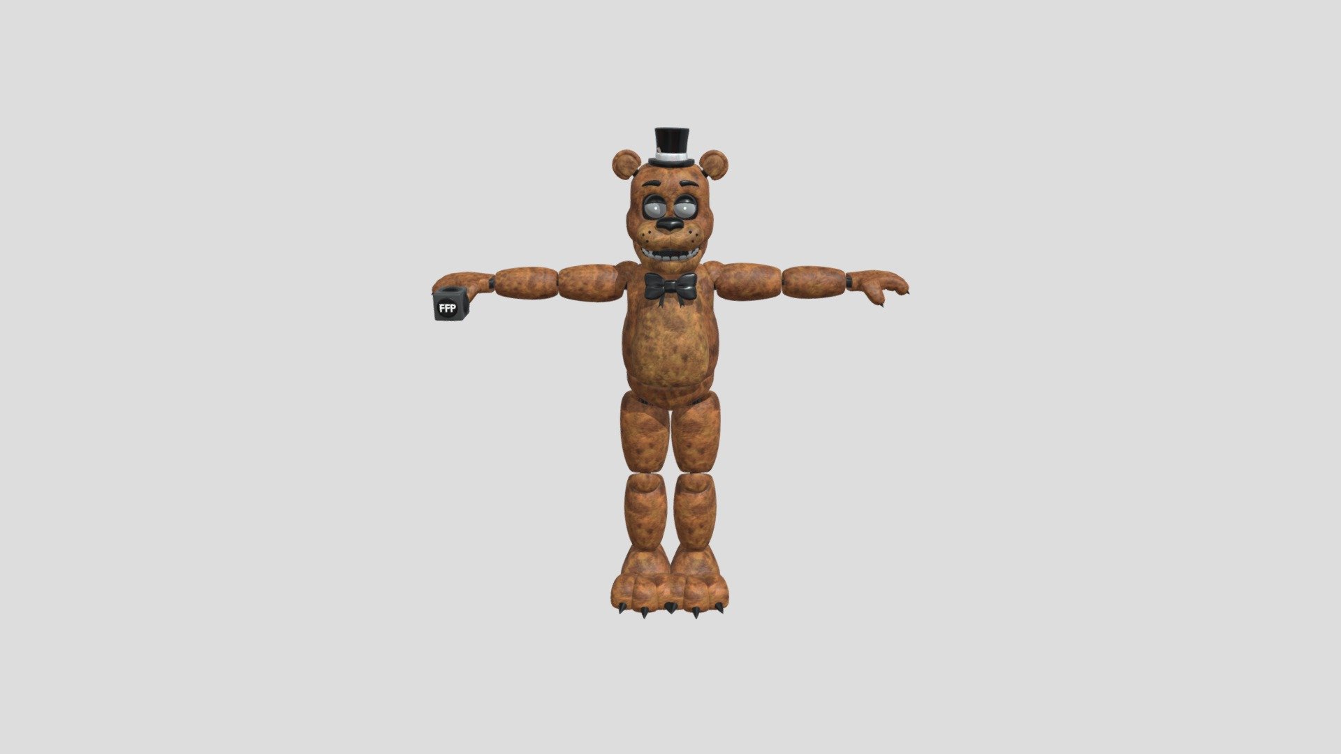 Classic Freddy - Download Free 3D model by Tfbon [cd927bf] - Sketchfab