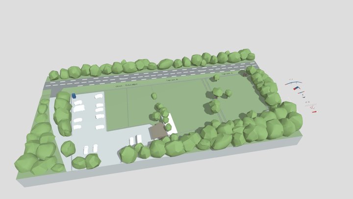 Septimanie E.S.C. terrain 3D Model
