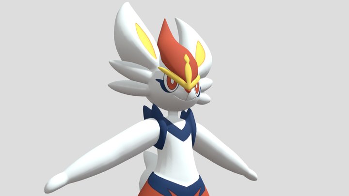 Cinderace (MMD VERSION) – Modello 3D gratuito STL