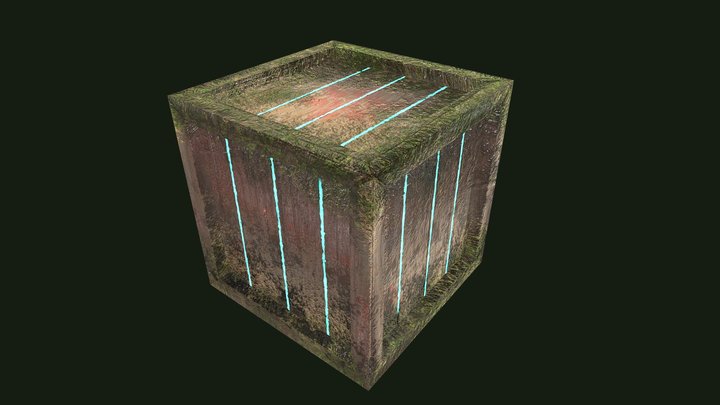 Abandoned Crate 3D Model