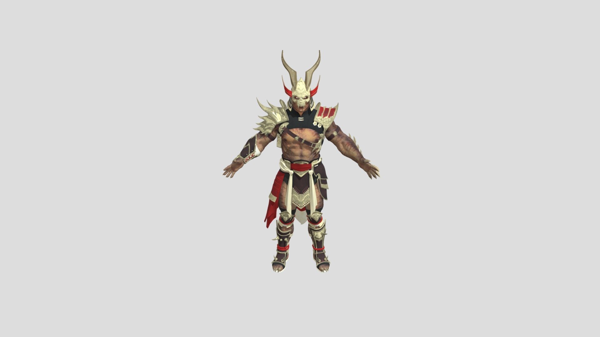 Hammer Shao Kahn MK11 - Version 6 - 3D model 3D printable