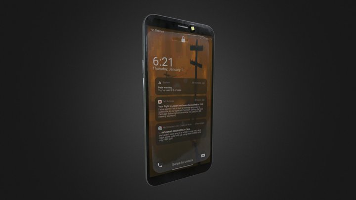 Smartphone 3D Model