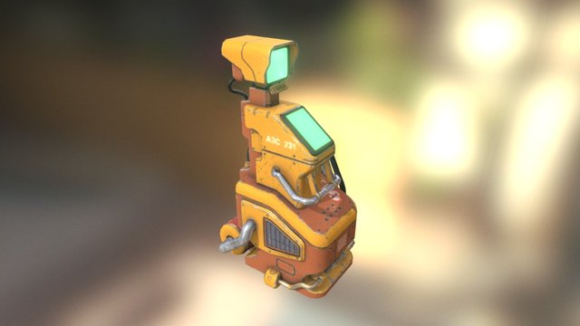 Gas stations 3D Model