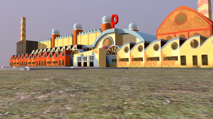 Poppy Playtime Co Factory 3D Model