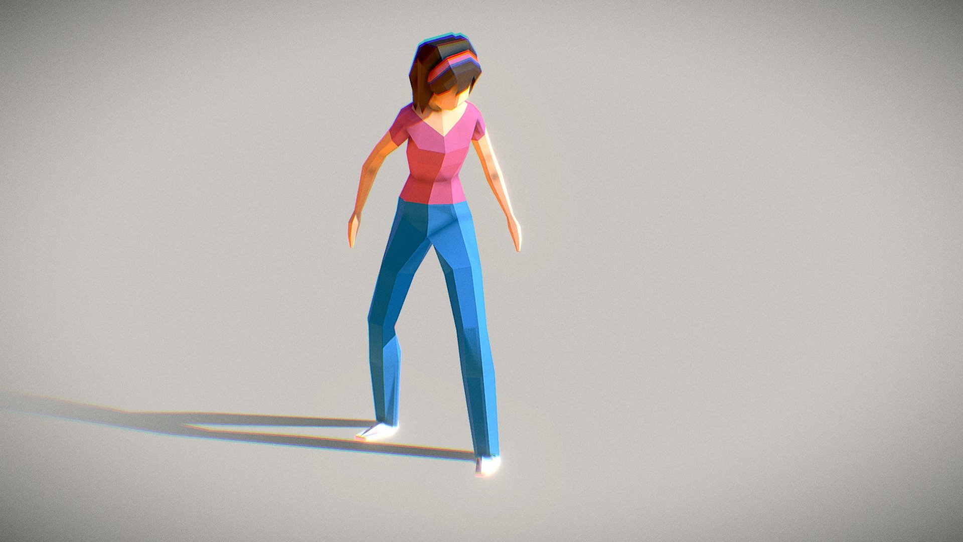 Low Poly Faceted Character - Download Free 3D model by lukepham ...