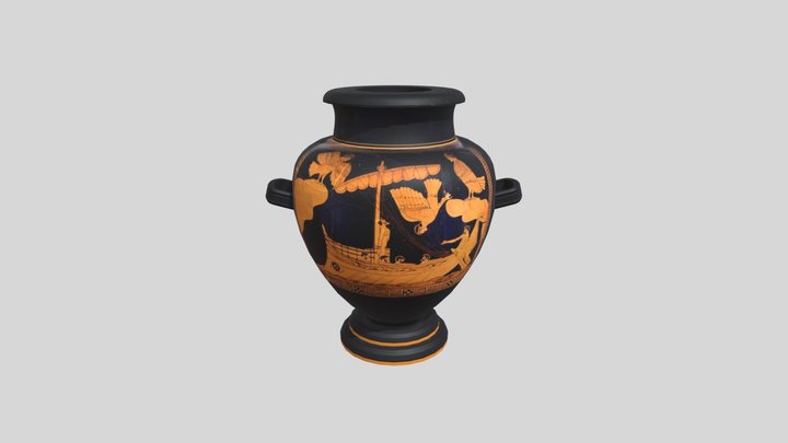 Vaso de las Sirenas 3D Model