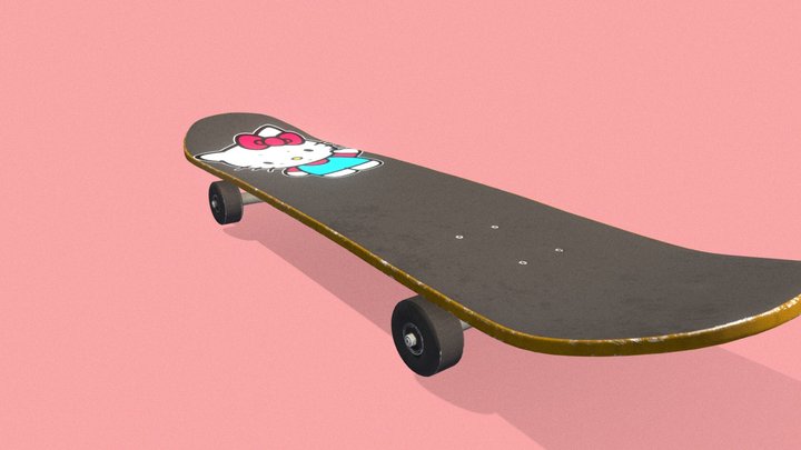 SkateBoard(Patinette) 3D Model