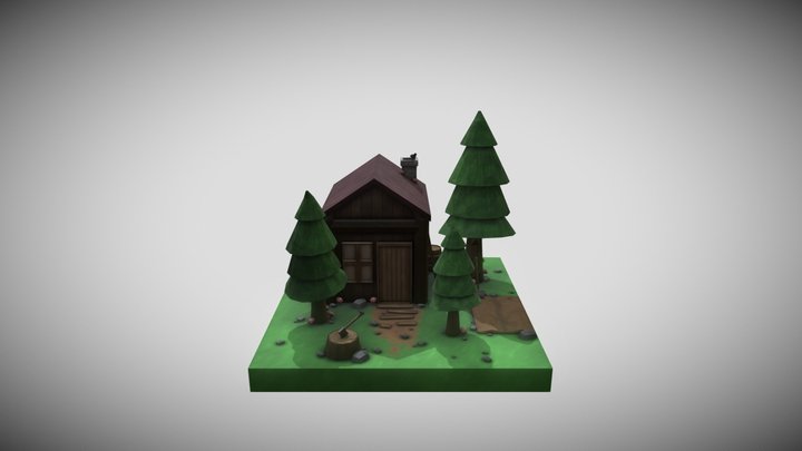 Mushroom Forest 3D Model