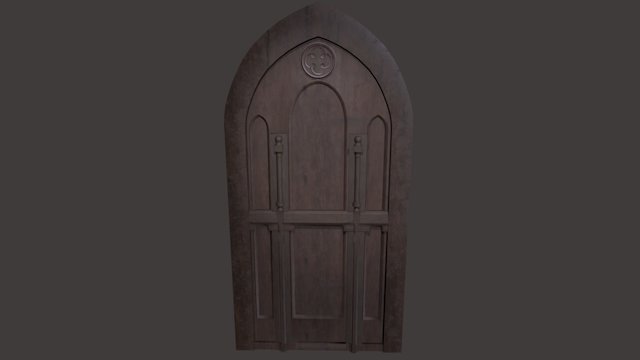 Heavy Scene Door 3D Model