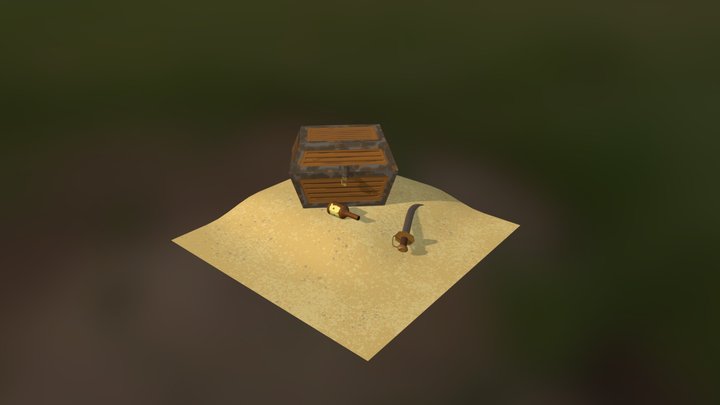 Pirate Scene 3D Model