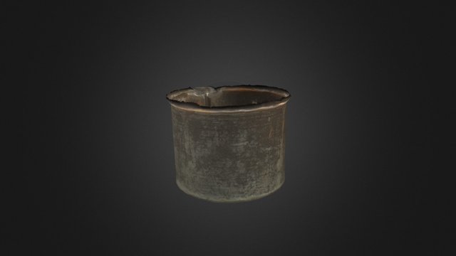 Tin Cup 3D Model