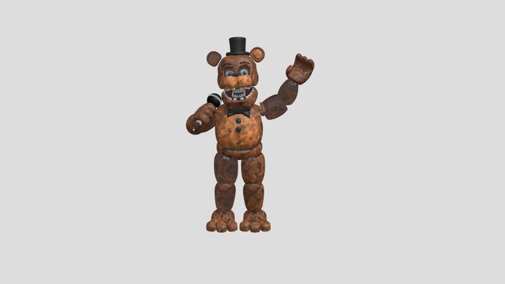Unwithered Freddy Fazbear 3D Model