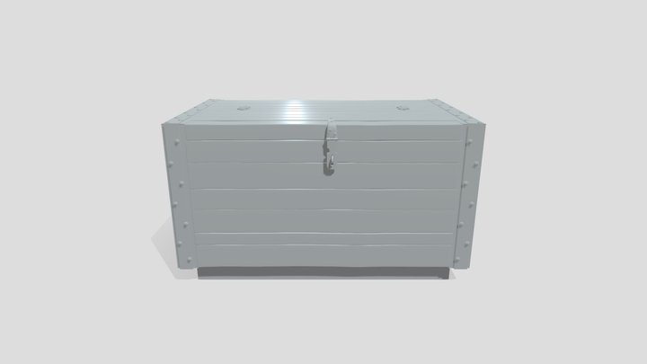 Captain's Chest 3D Model