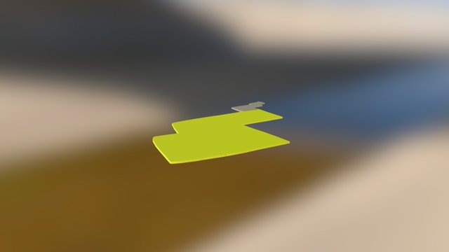 Pikachus tail 3D Model