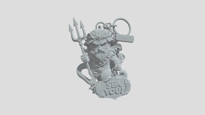 Sea You Poseidon 3D Model