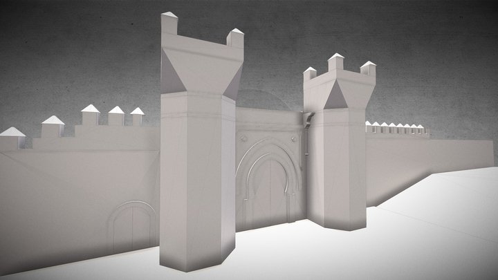 Chellah-Entrance-3D-View 3D Model