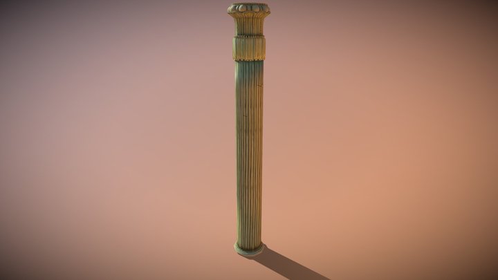 Persian Column 3D Model