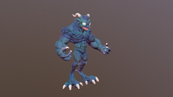 Monster Test 3D Model