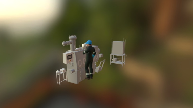 Machine - 3D model by Virtual Reality (@simulanis) [cd9d2ae] - Sketchfab