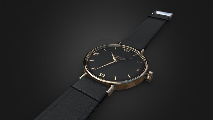 AMBASSADOR Heritage 1863 Watch - 2048px² – Free 3D Model STL