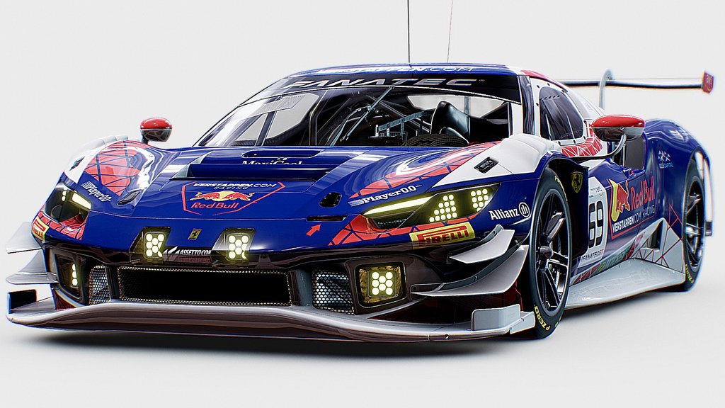 Ferrari 296 GT3 VERSTAPPEN | www.vecarz.com