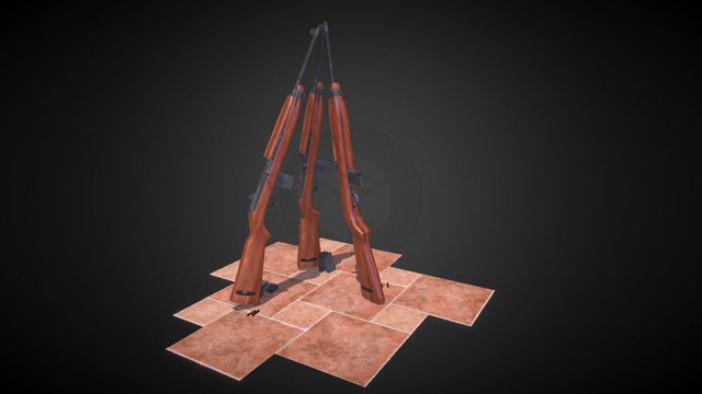 M1 Carbine 3D Model