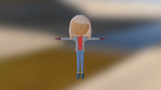 A Syrian Girl - WIP 3D Model