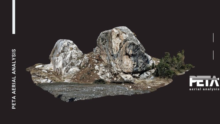 Türklere Ait Kaya Resimleri - Seydikemer 5 3D Model