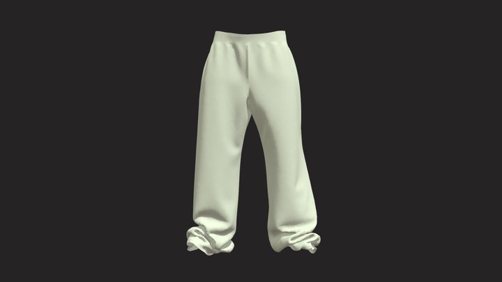 Oversize Pants 3D Model