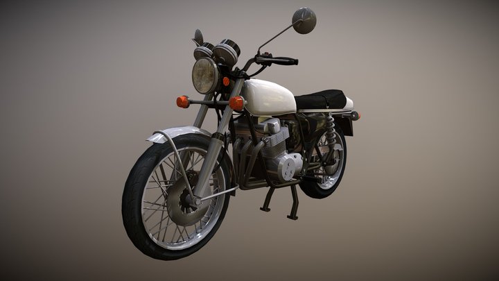 HONDA CB750f for DIS 3D Model