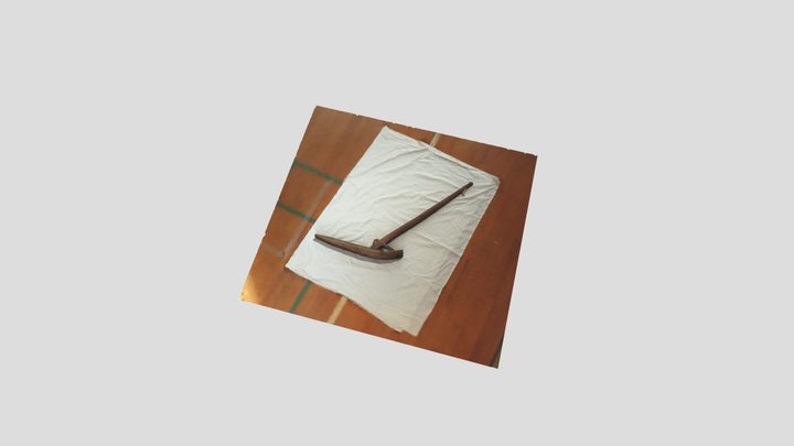 安曇野市豊科の踏鋤 3D Model