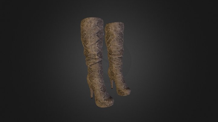 boot_edit_2 3D Model