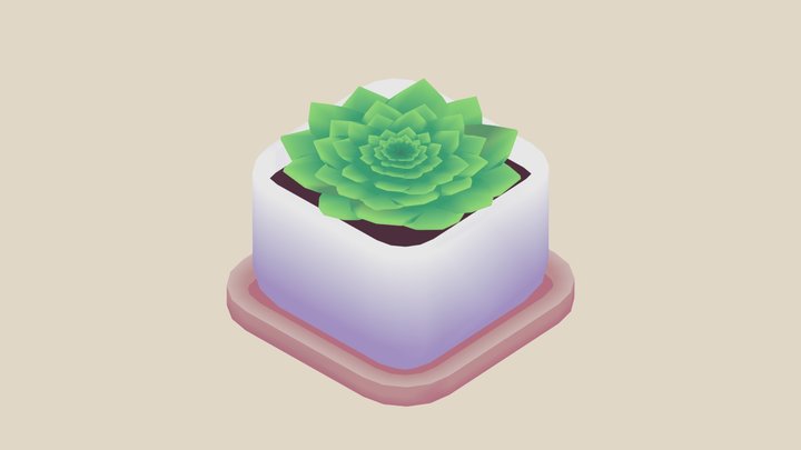 Succulent 3D Model