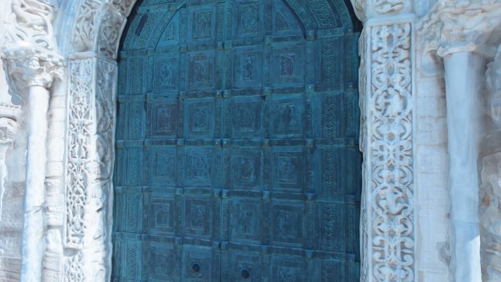 Porta bronzea di Barisano da Trani (replica) 3D Model