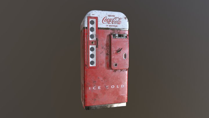Coca-Cola Machine 3D Model