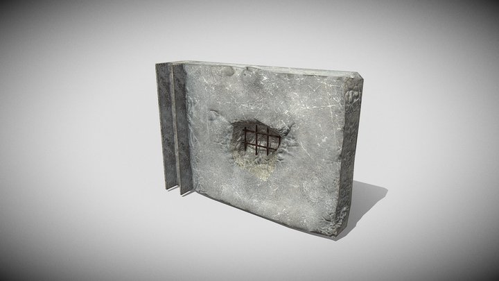 BROKEN WALL 3D Model