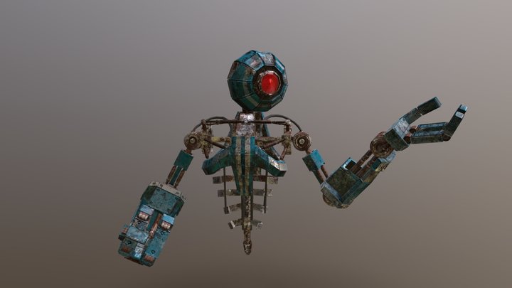 Robot 2 3D Model