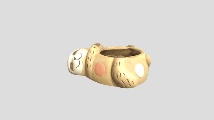 Sloth Planter Pot 3D Model