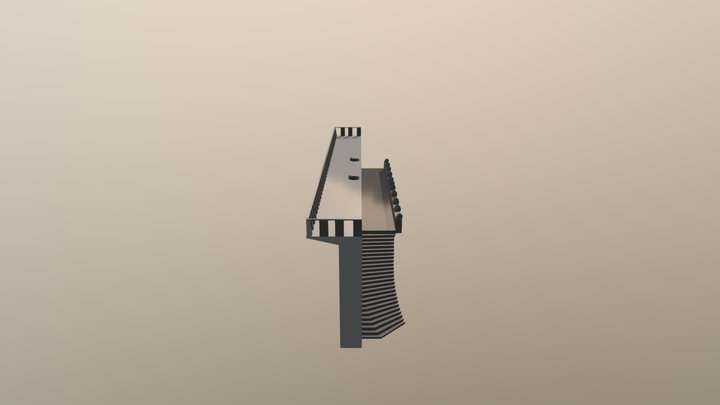 Medieval Wall 3D Model