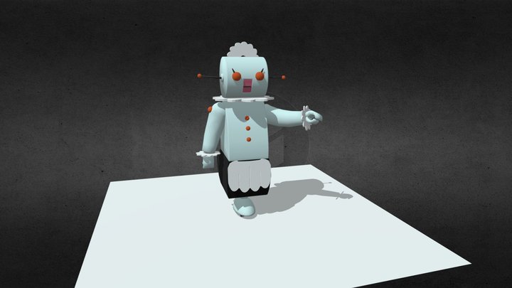 The Jetsons - Rosie Robot - Fan Art 3D Model