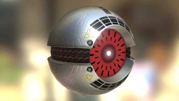 Laser Drone 3D Model