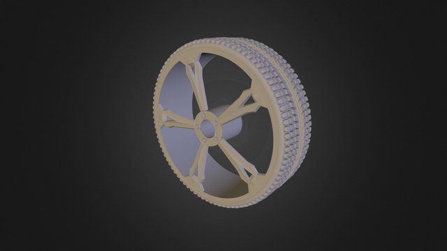 Wheel Exercise 3D Model