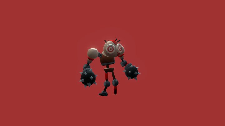 Chicken Gun Walking target 3D Model