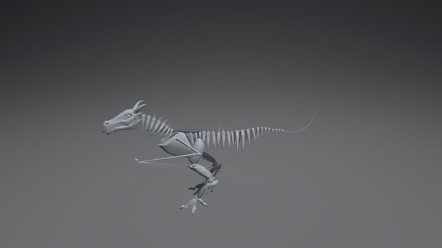 Robot Dragon 3D Model