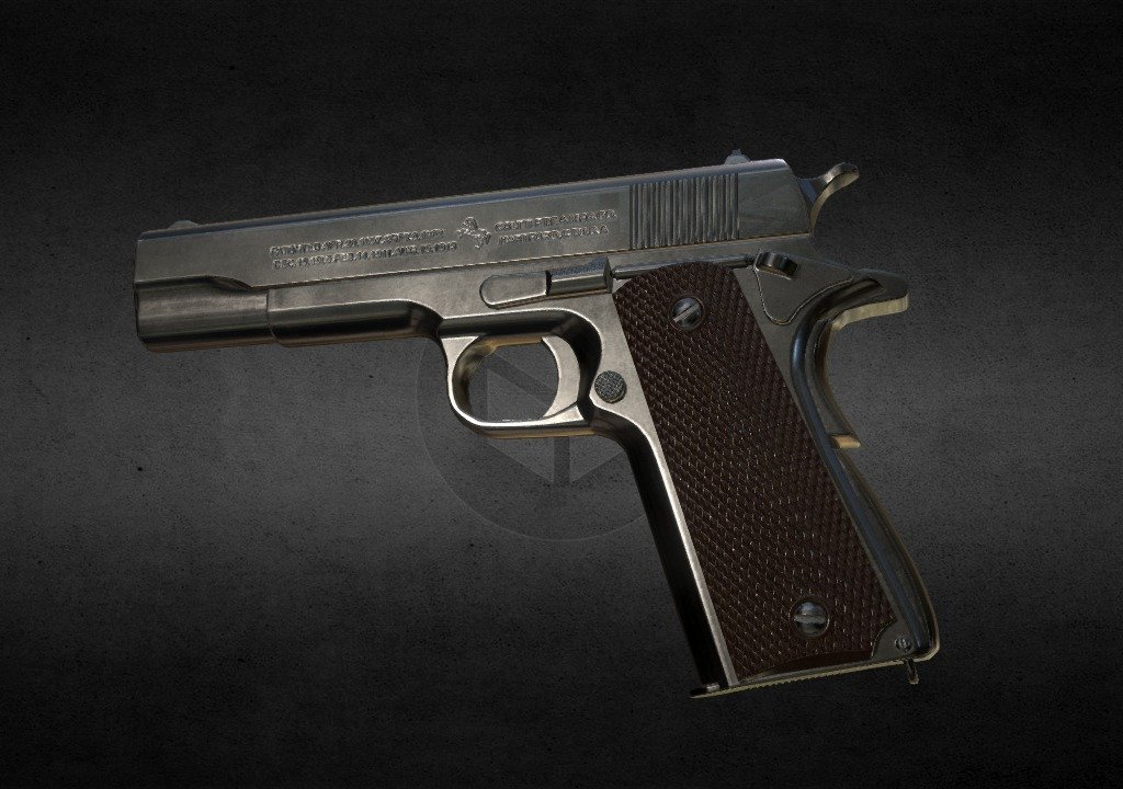 Colt 1911 - 3D model by kiper668 [cda70be] - Sketchfab