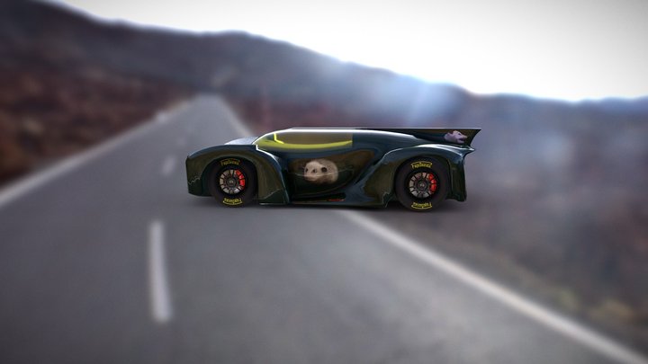 Voiture de course - Alexandre Pariseau 3D Model