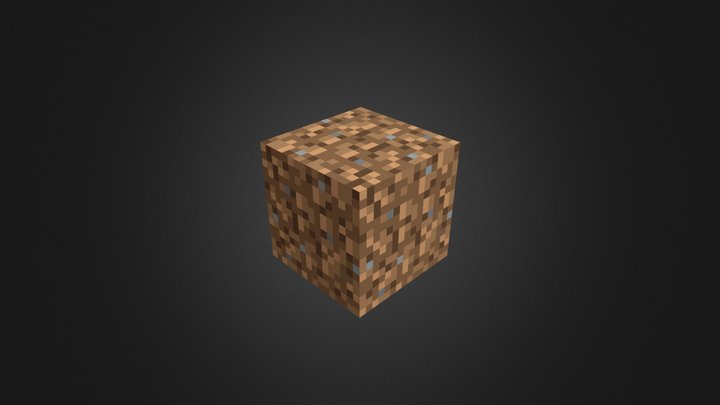 minecraft-dirt-block 3D Model
