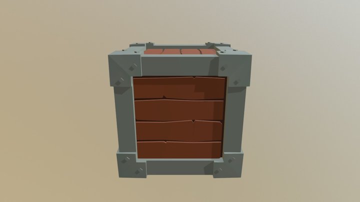 Box Low Poly 3D Model